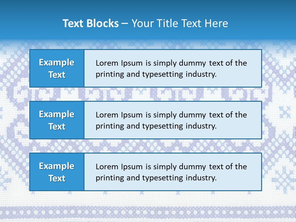 Traditional Conceptual Lappet PowerPoint Template