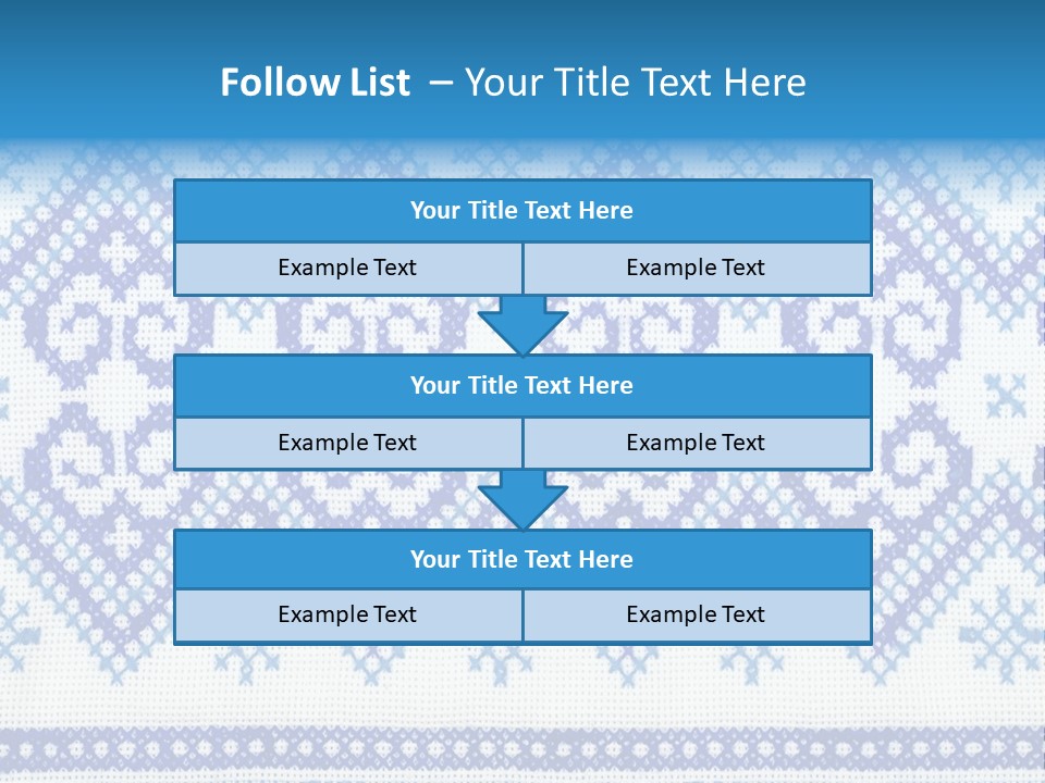 Traditional Conceptual Lappet PowerPoint Template