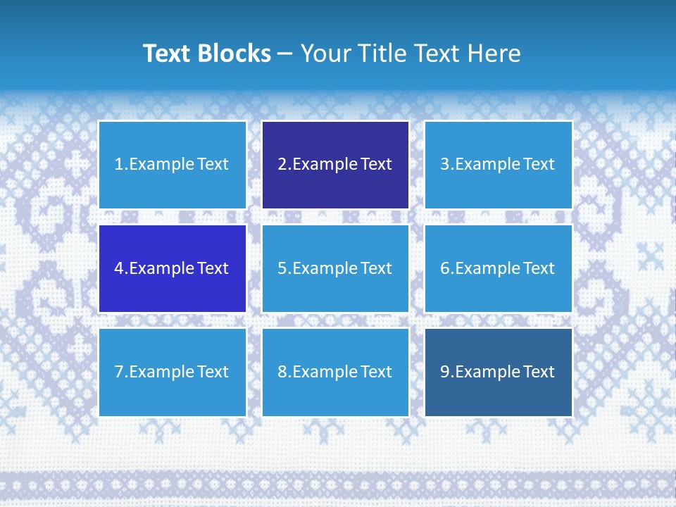 Traditional Conceptual Lappet PowerPoint Template