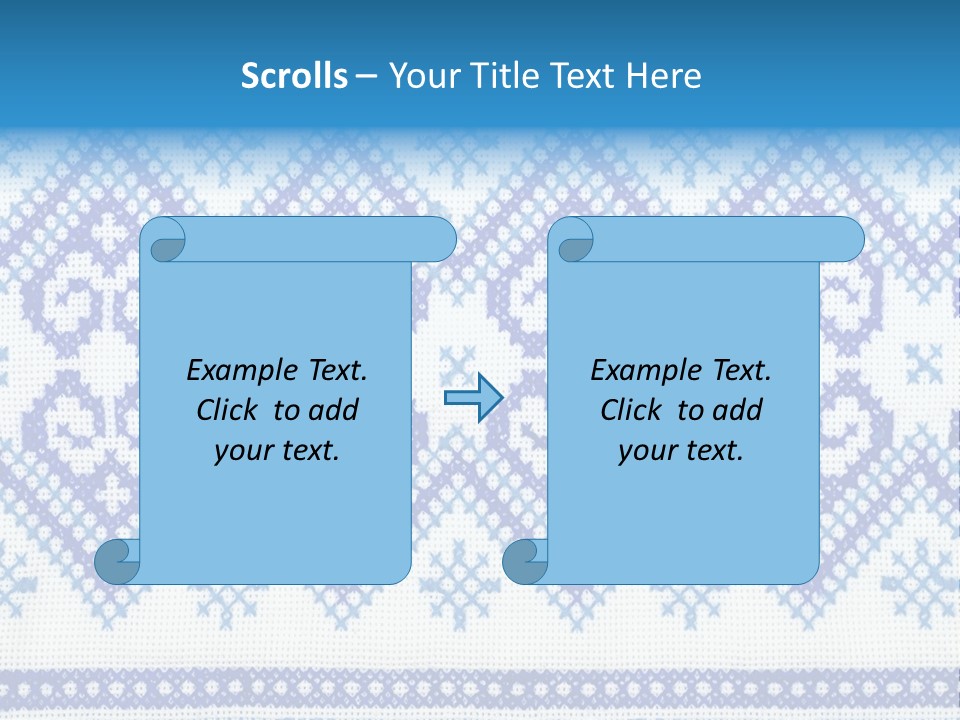 Traditional Conceptual Lappet PowerPoint Template