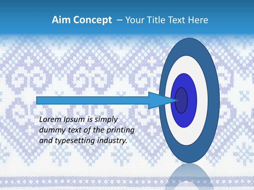 Traditional Conceptual Lappet PowerPoint Template