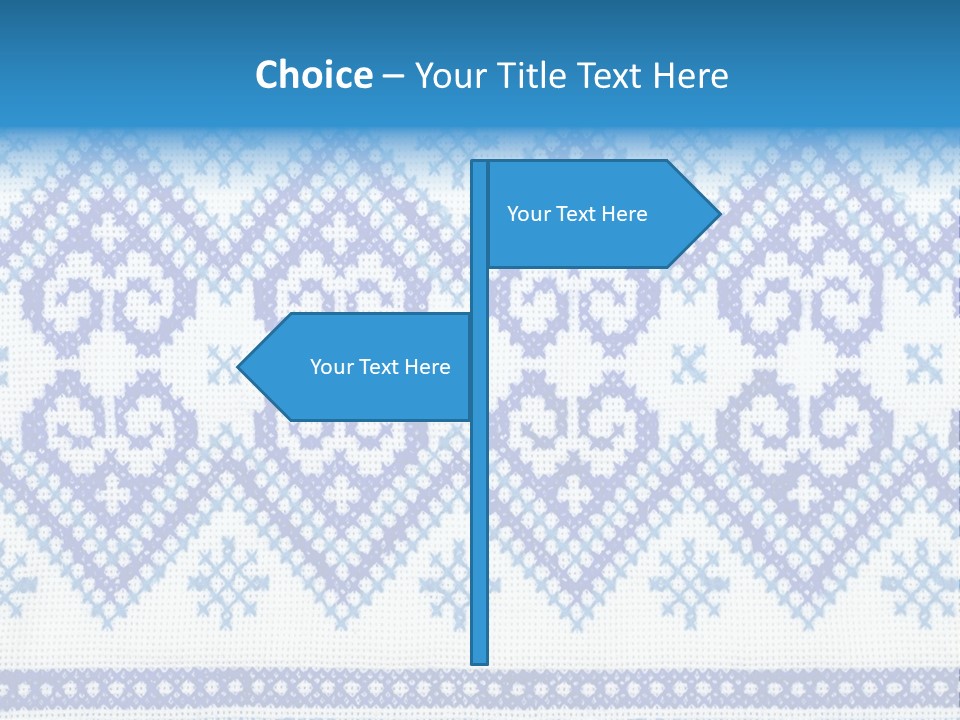 Traditional Conceptual Lappet PowerPoint Template