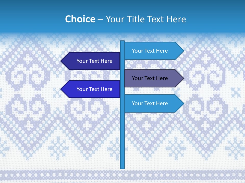 Traditional Conceptual Lappet PowerPoint Template