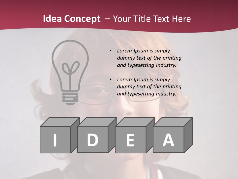 Joy Child Childhood PowerPoint Template