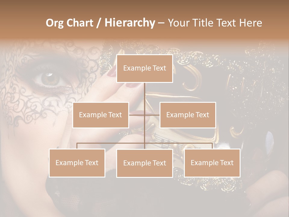 Lace Face White PowerPoint Template