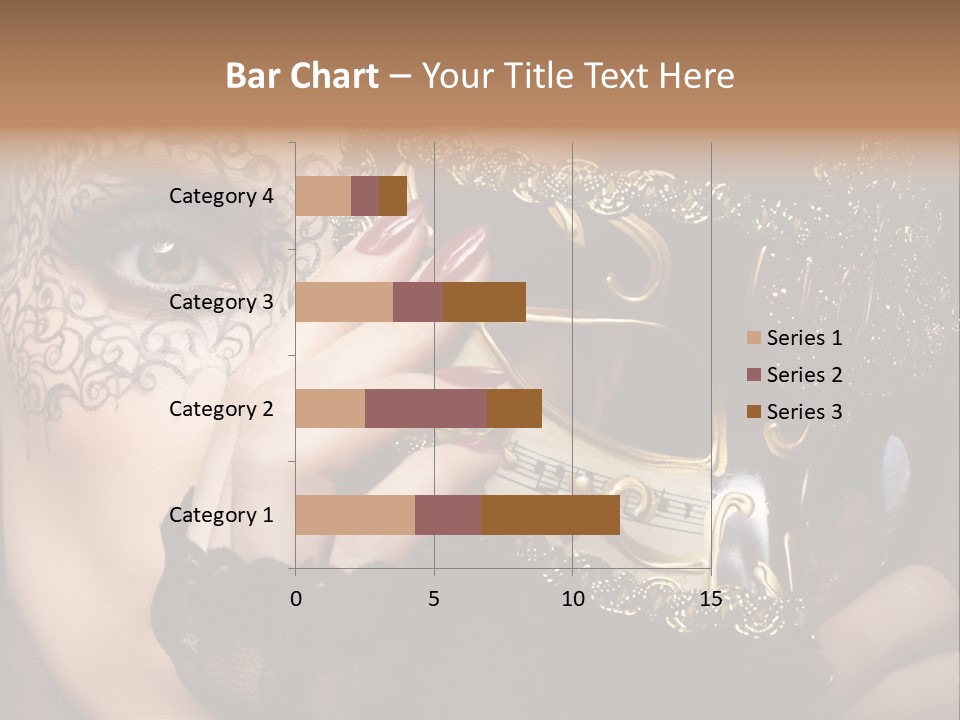 Lace Face White PowerPoint Template