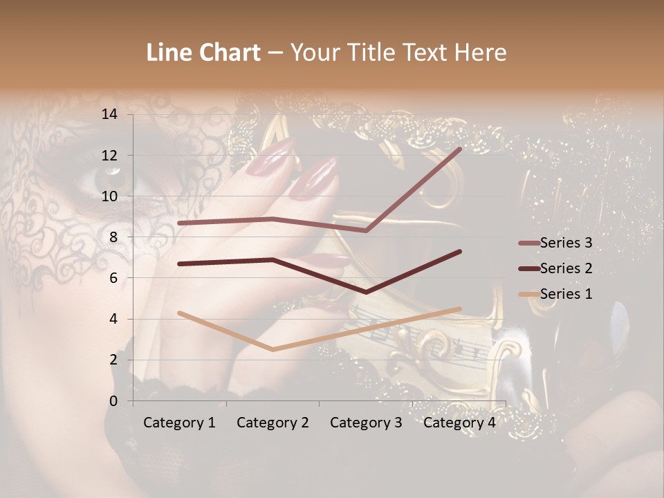 Lace Face White PowerPoint Template