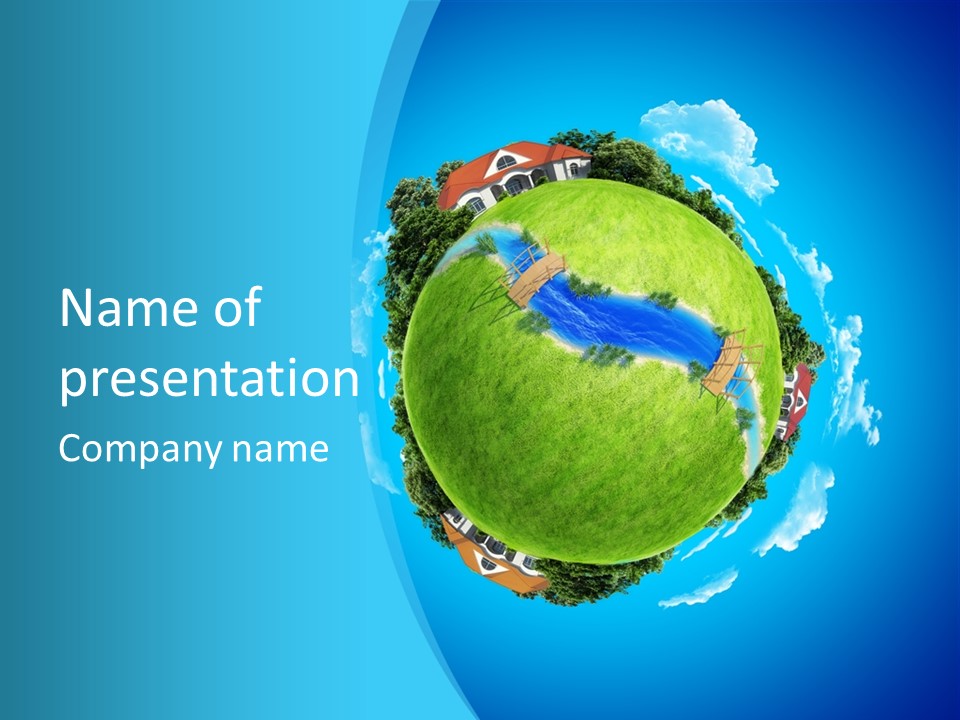 Ecology Farmstead Countryside PowerPoint Template