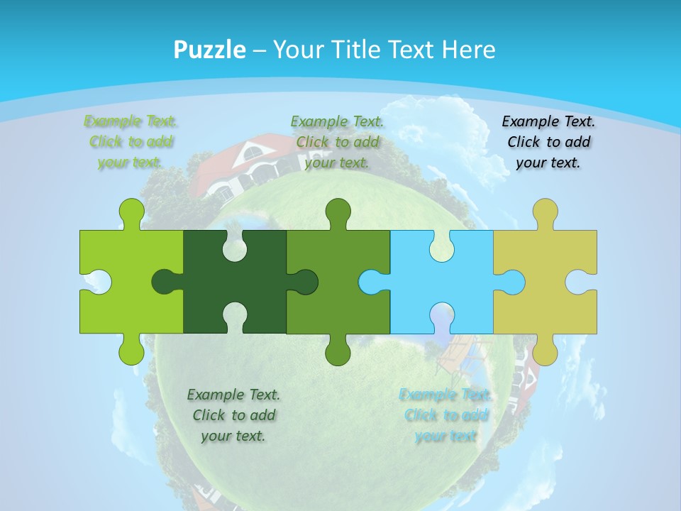 Ecology Farmstead Countryside PowerPoint Template
