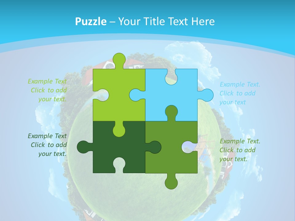 Ecology Farmstead Countryside PowerPoint Template