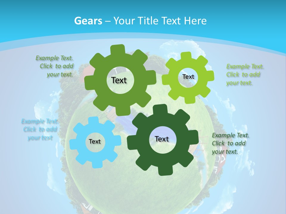 Ecology Farmstead Countryside PowerPoint Template