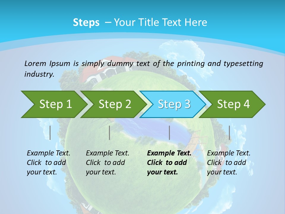 Ecology Farmstead Countryside PowerPoint Template