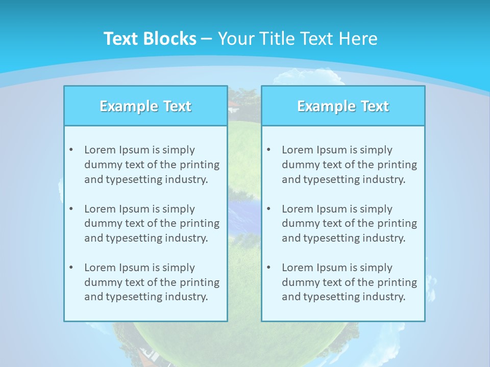 Ecology Farmstead Countryside PowerPoint Template