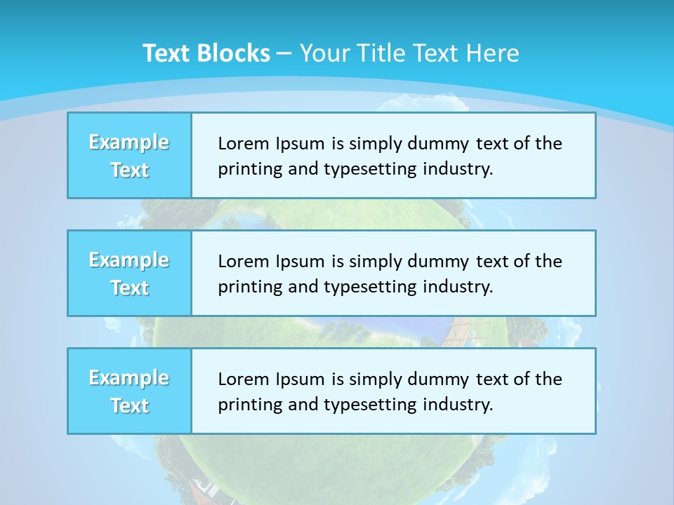Ecology Farmstead Countryside PowerPoint Template