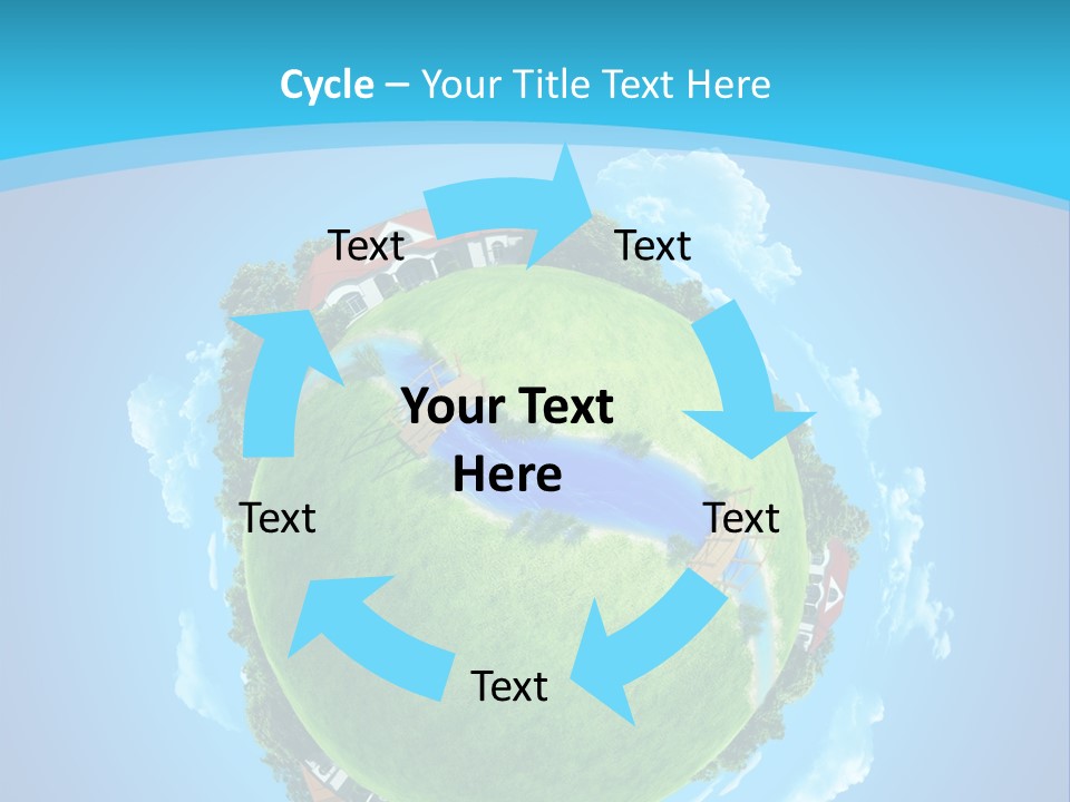 Ecology Farmstead Countryside PowerPoint Template