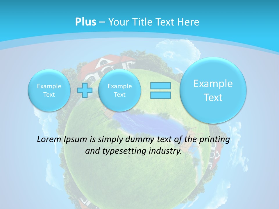 Ecology Farmstead Countryside PowerPoint Template