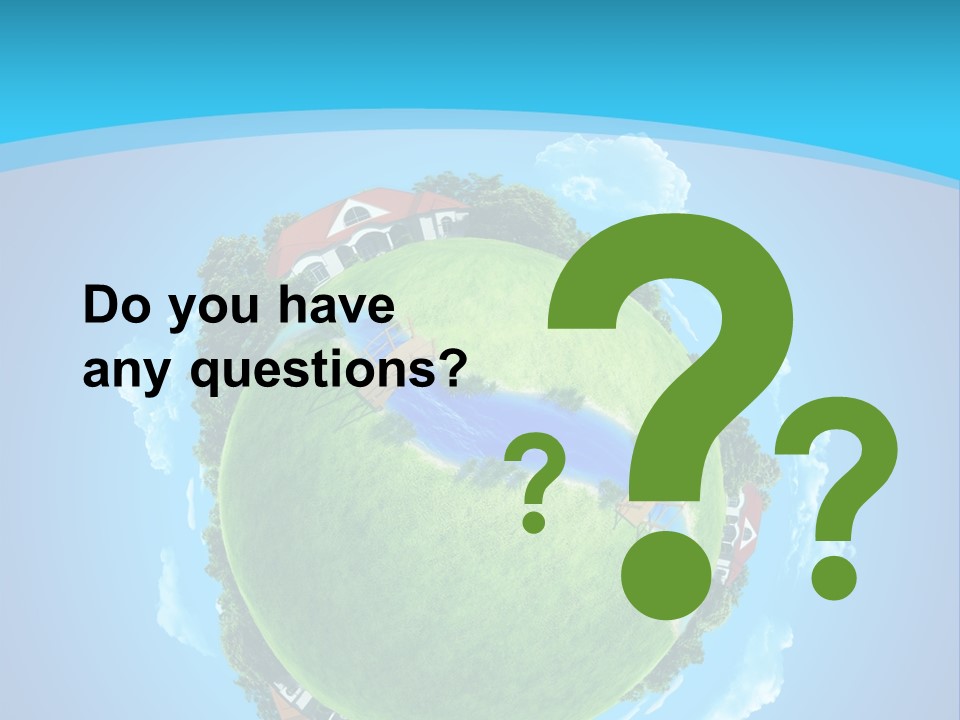 Ecology Farmstead Countryside PowerPoint Template