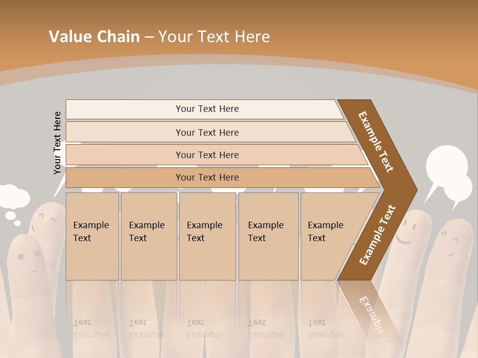 Palm Sign Happy PowerPoint Template