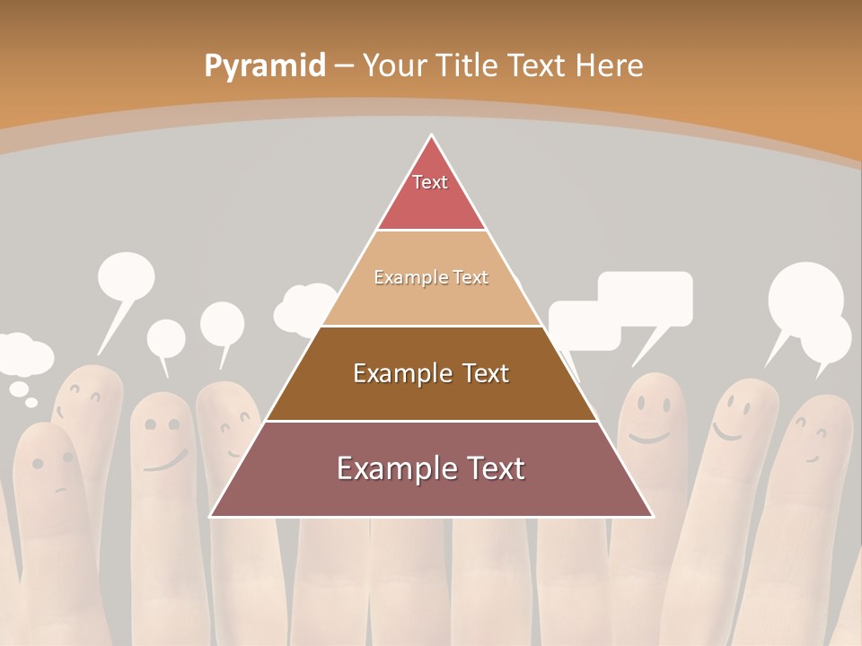 Palm Sign Happy PowerPoint Template