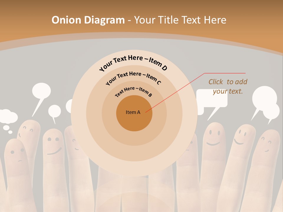 Palm Sign Happy PowerPoint Template