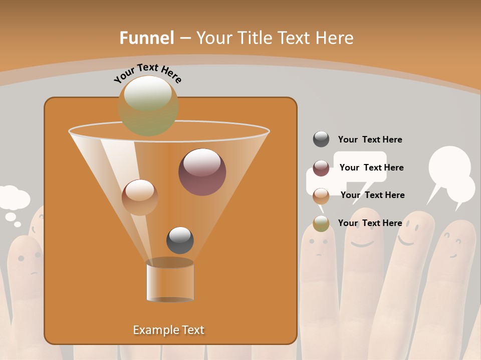 Palm Sign Happy PowerPoint Template