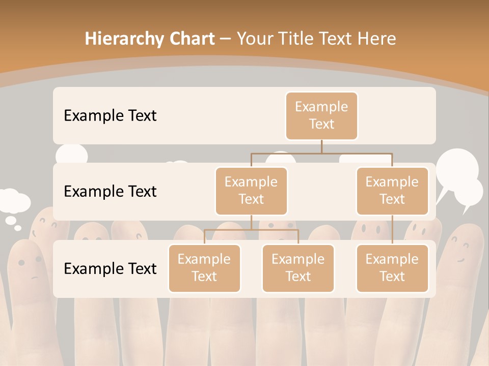 Palm Sign Happy PowerPoint Template
