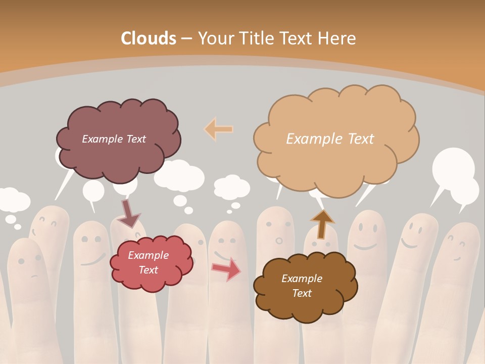 Palm Sign Happy PowerPoint Template