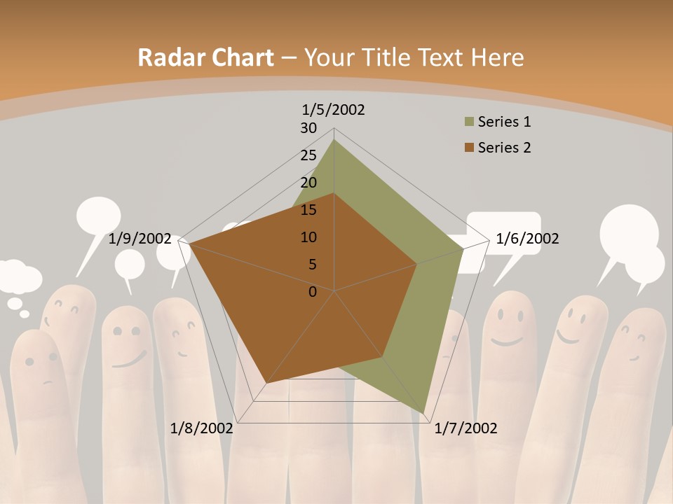 Palm Sign Happy PowerPoint Template