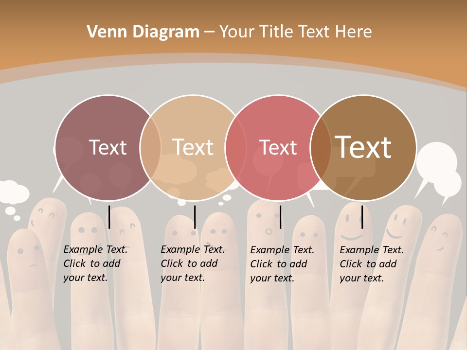 Palm Sign Happy PowerPoint Template