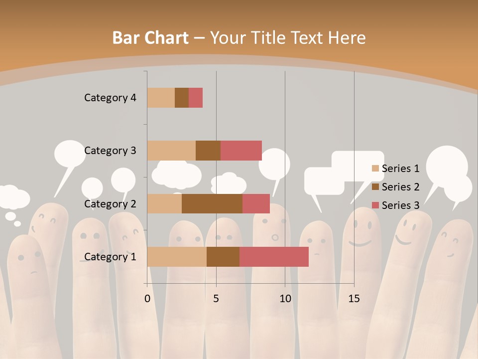 Palm Sign Happy PowerPoint Template