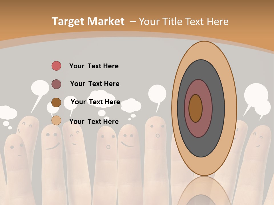 Palm Sign Happy PowerPoint Template