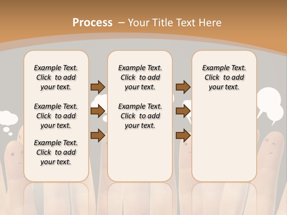 Palm Sign Happy PowerPoint Template