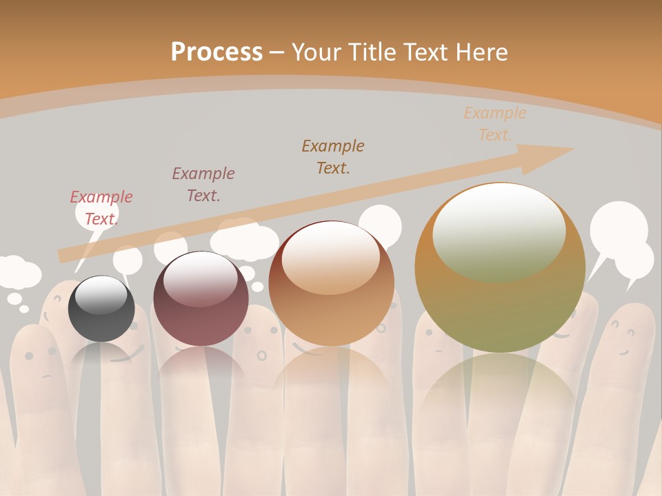 Palm Sign Happy PowerPoint Template