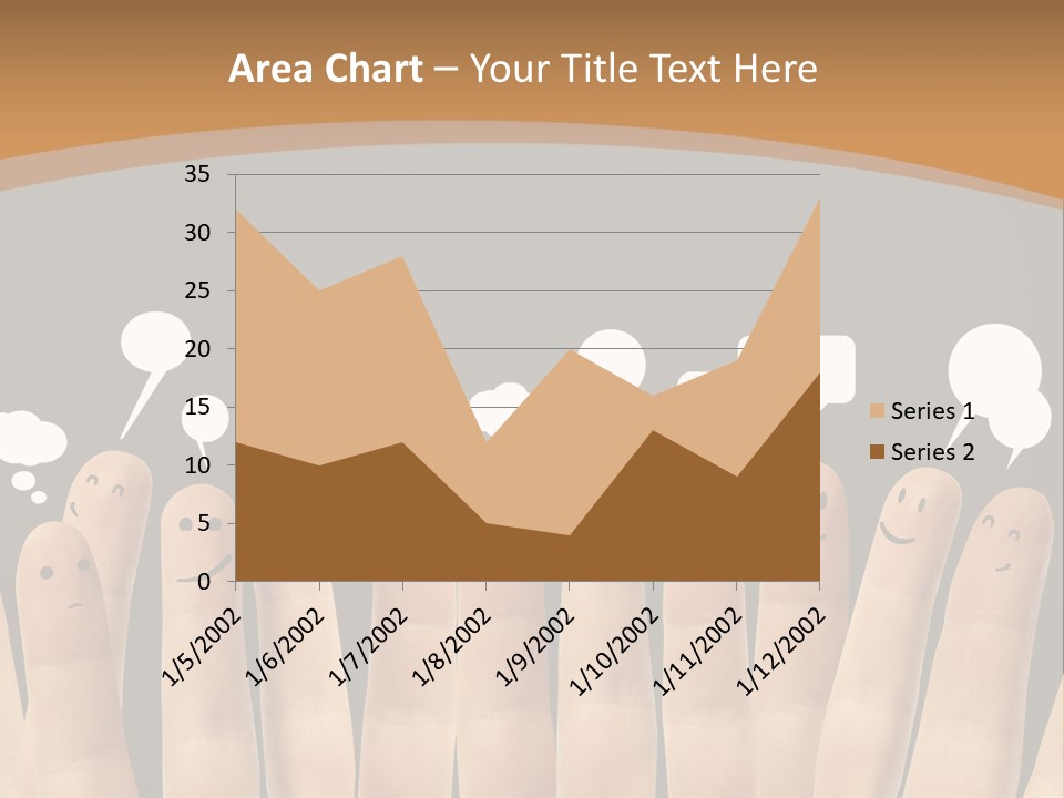Palm Sign Happy PowerPoint Template
