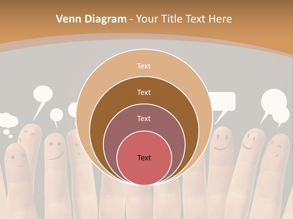 Palm Sign Happy PowerPoint Template