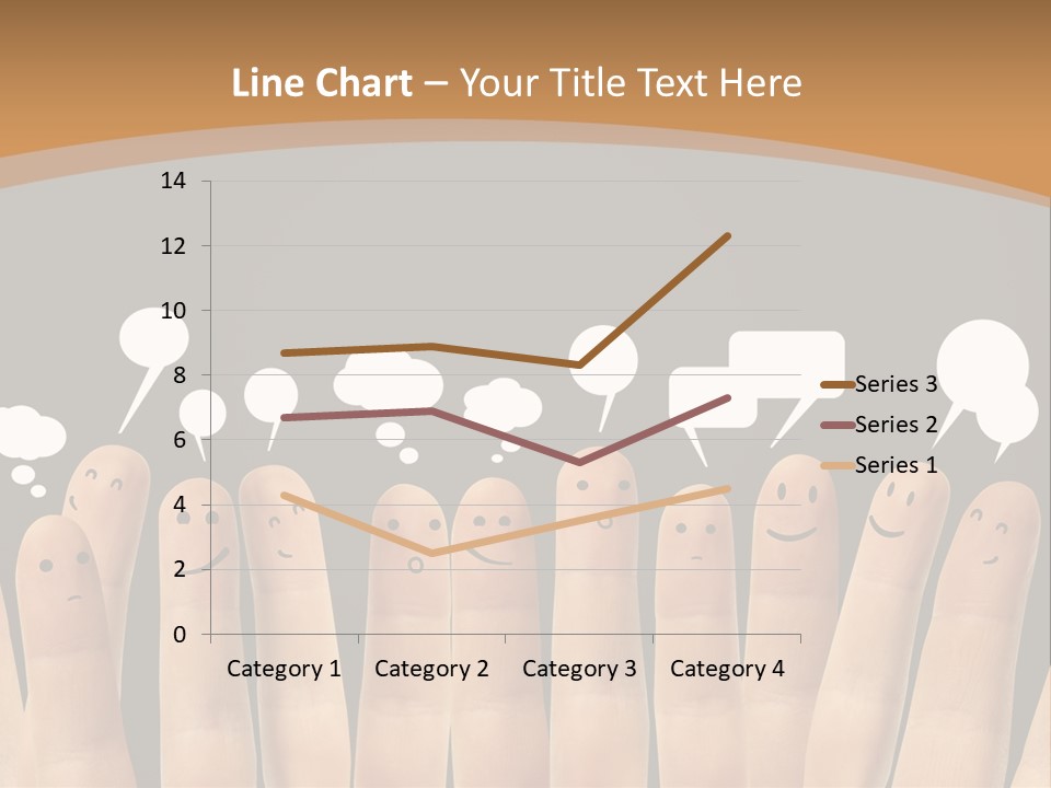 Palm Sign Happy PowerPoint Template