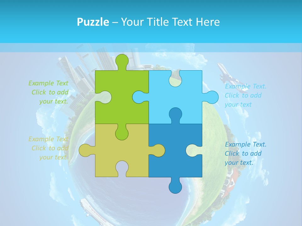 Grass Pasture Field PowerPoint Template