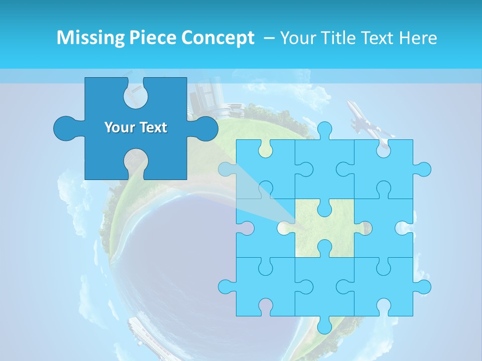 Grass Pasture Field PowerPoint Template