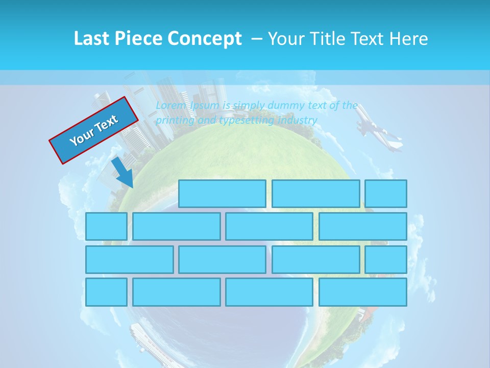 Grass Pasture Field PowerPoint Template