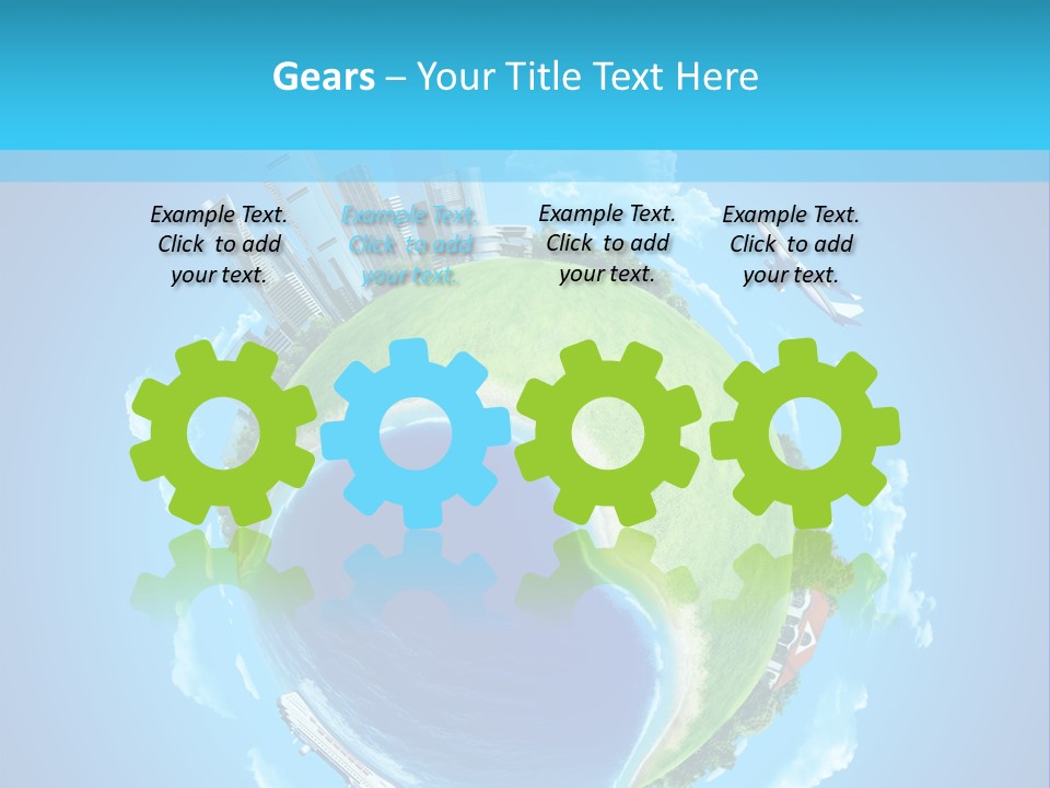 Grass Pasture Field PowerPoint Template