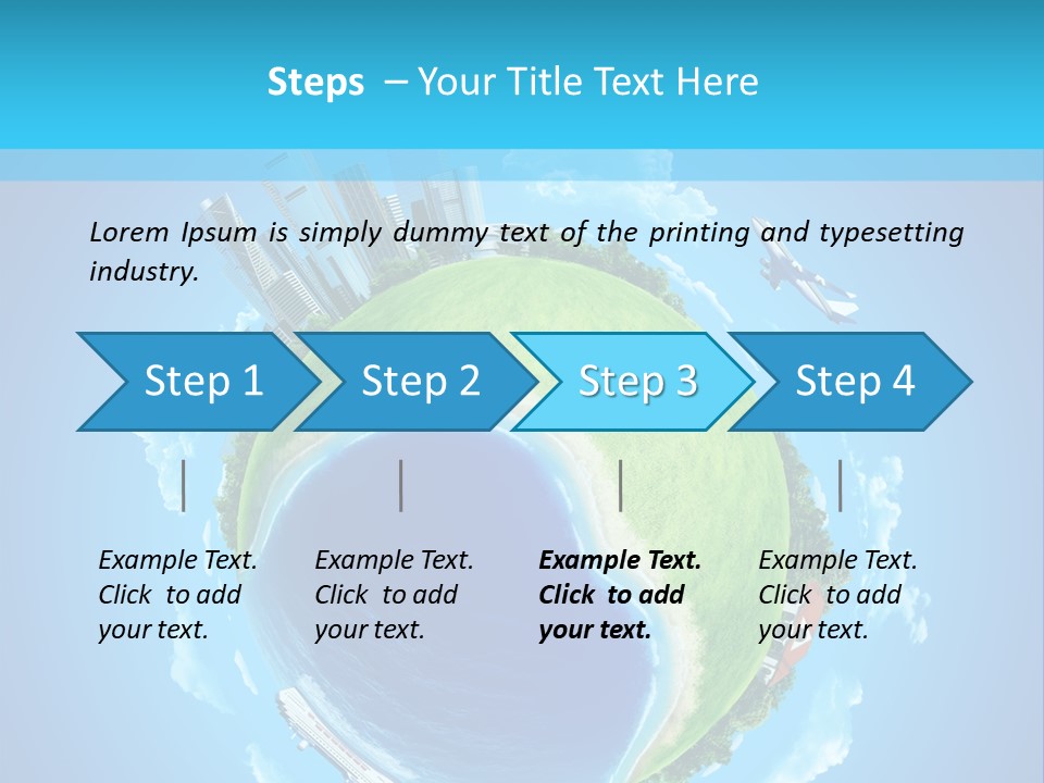 Grass Pasture Field PowerPoint Template