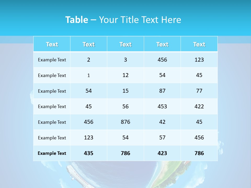 Grass Pasture Field PowerPoint Template