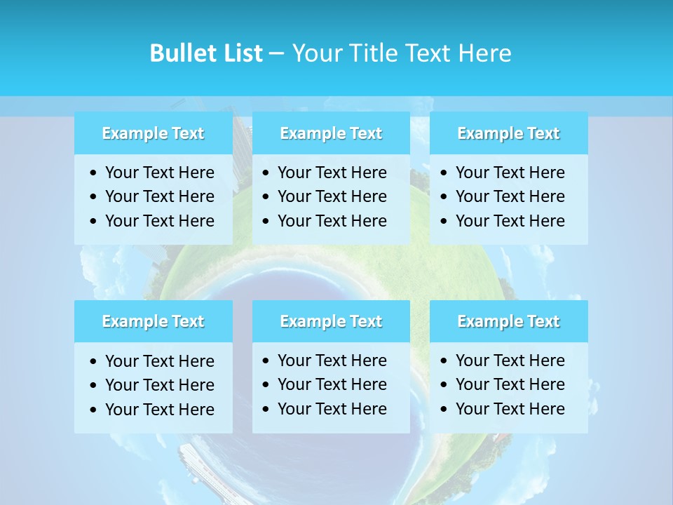 Grass Pasture Field PowerPoint Template