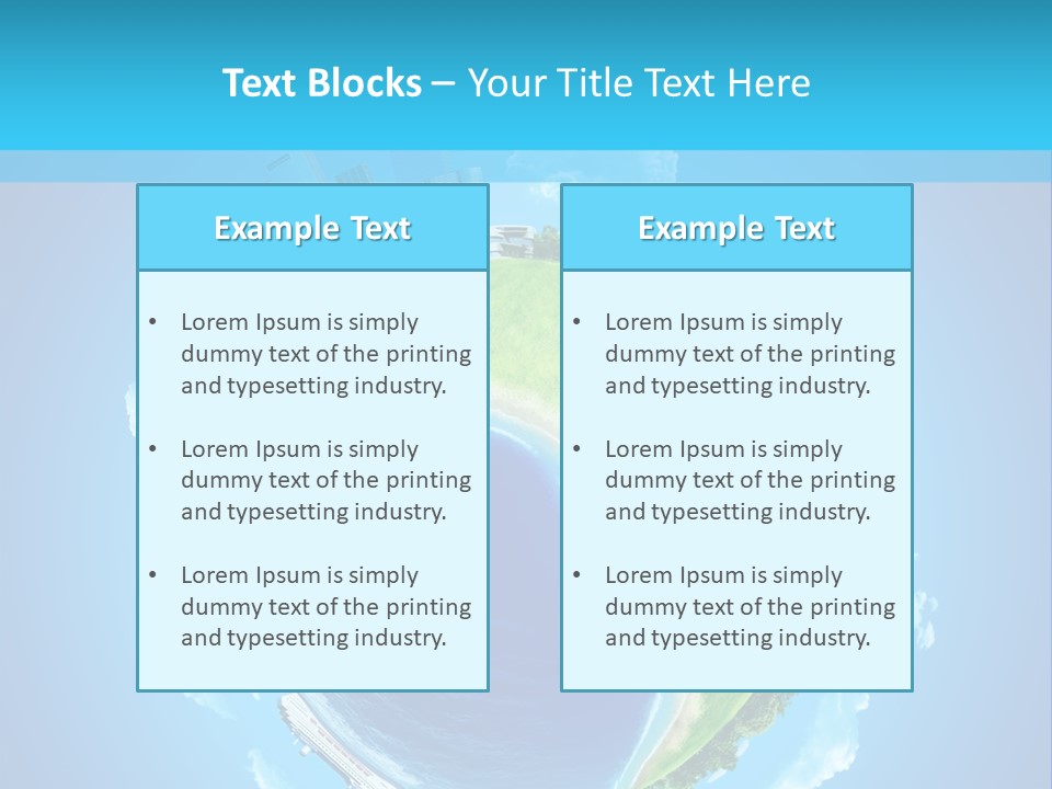 Grass Pasture Field PowerPoint Template