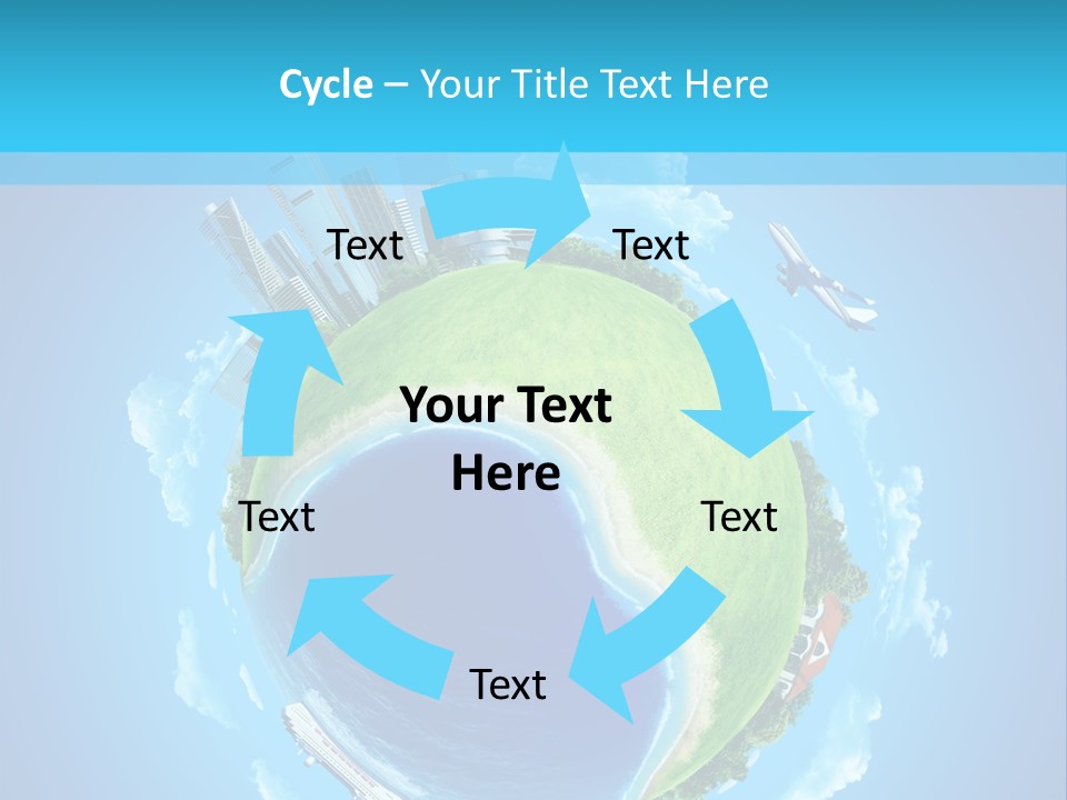 Grass Pasture Field PowerPoint Template