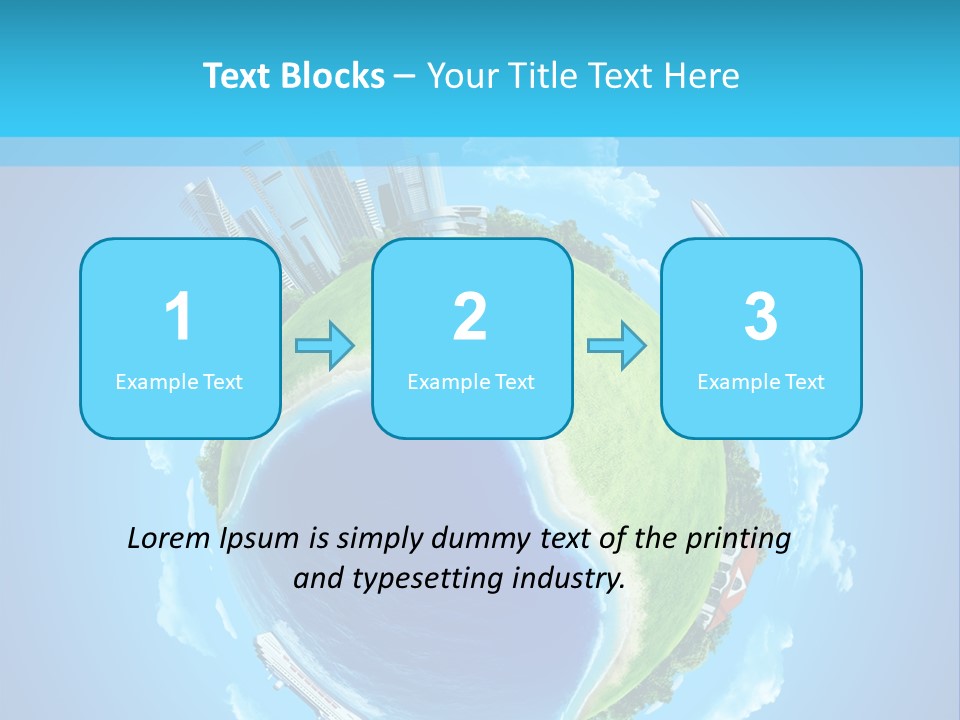 Grass Pasture Field PowerPoint Template