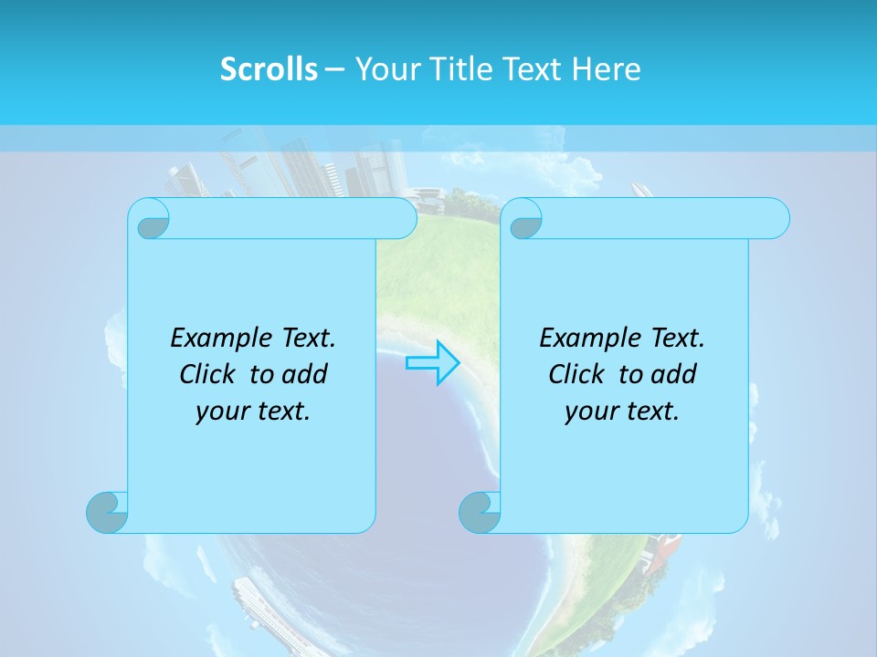 Grass Pasture Field PowerPoint Template