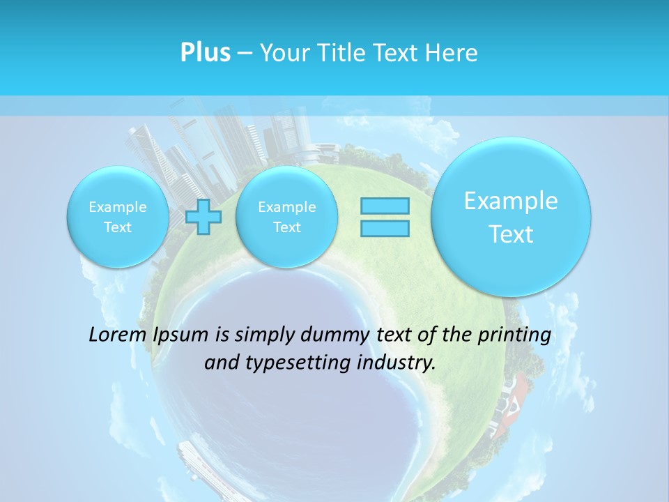 Grass Pasture Field PowerPoint Template