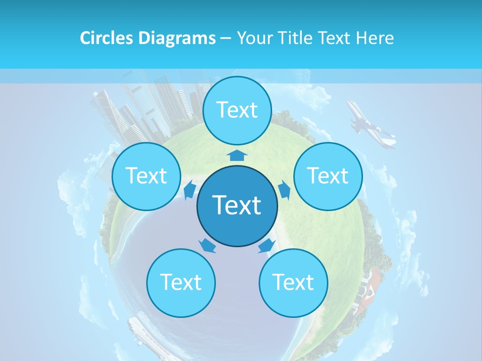 Grass Pasture Field PowerPoint Template