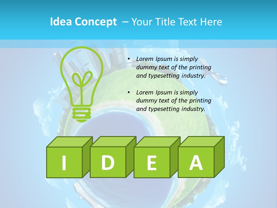 Grass Pasture Field PowerPoint Template